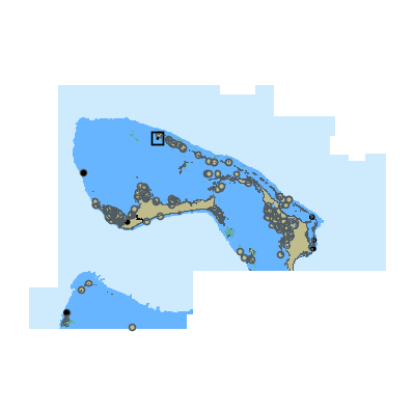 Picture of Bahamas - Little Bahama Bank including North West Providence Channel