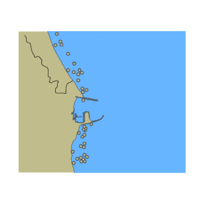 Picture of Baltic Sea. Gulf of Riga. Port of Engure